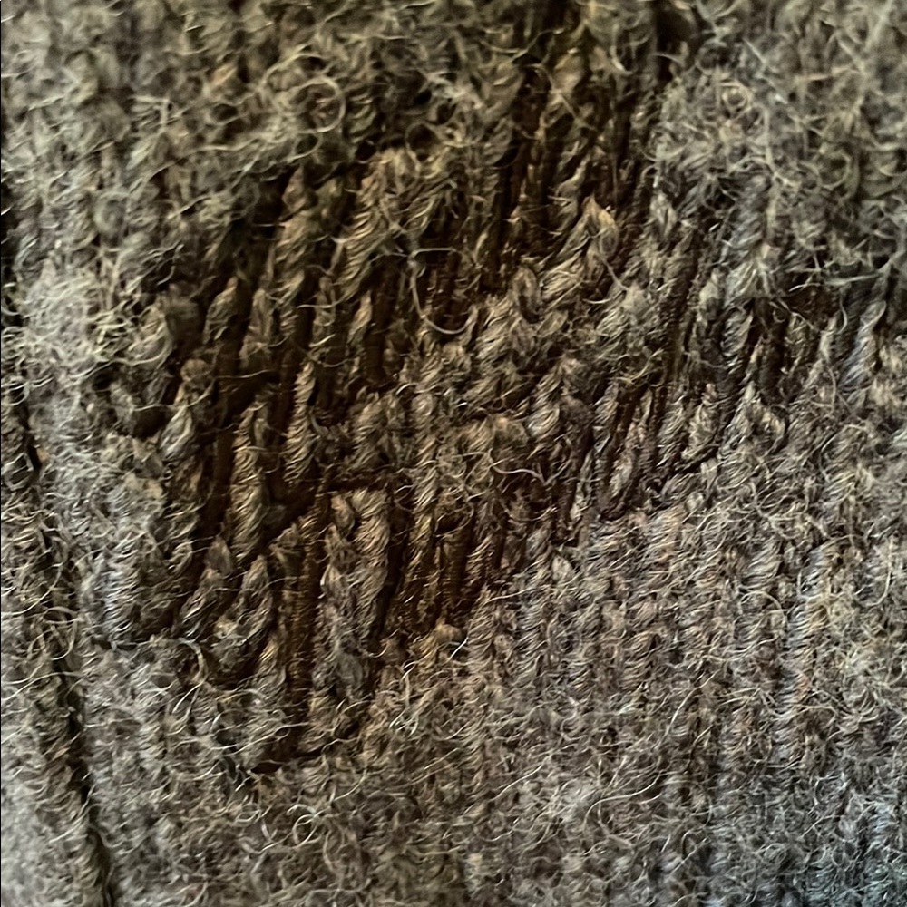 Harley Davidson Gray Cable Knit Sweater-M - Picture 4 of 8